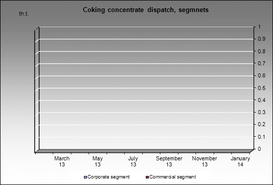 WP Gefest group - Coking concentrate dispatch, segmnets