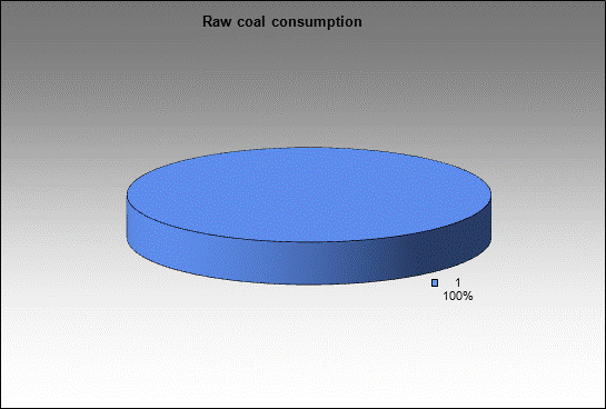 WP Kirova mine - Raw coal consumption