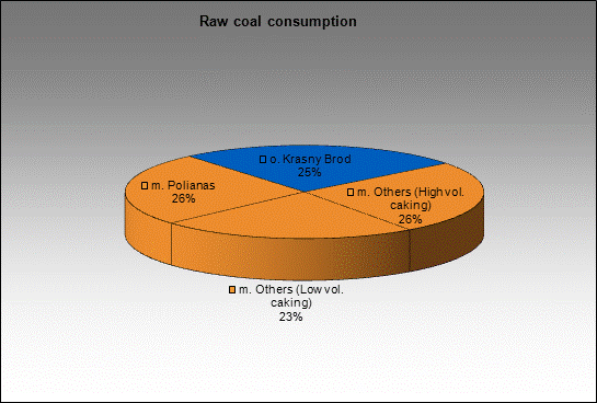 WP Karo - Raw coal consumption