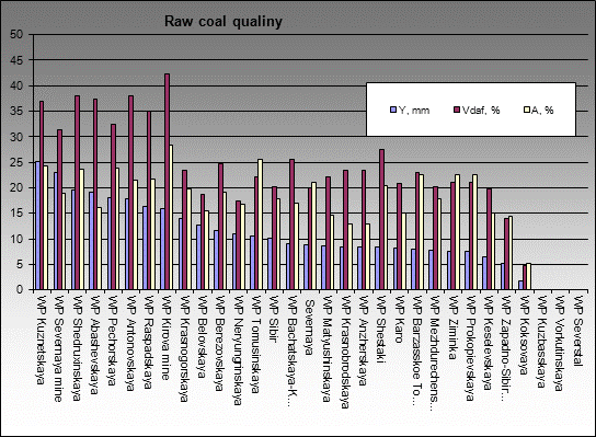 Raw coal qualiny